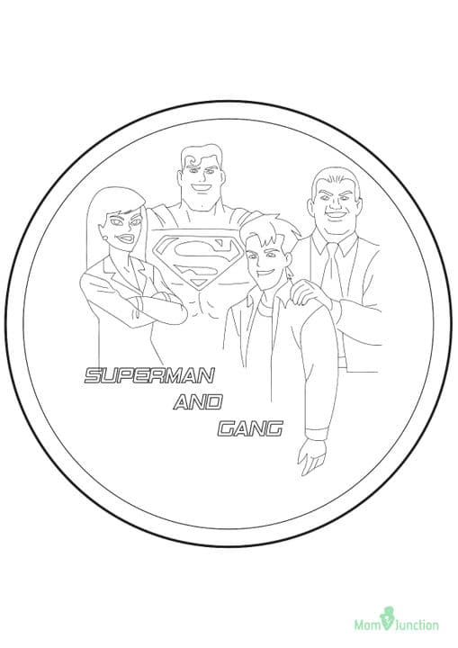 Superman with Gang 2