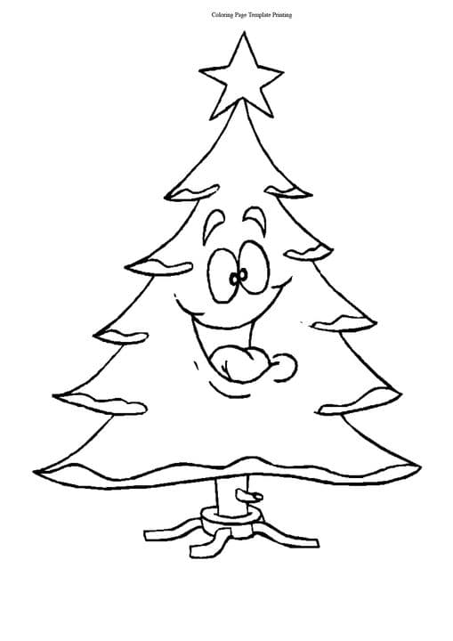 Christmas Tree Cartoon