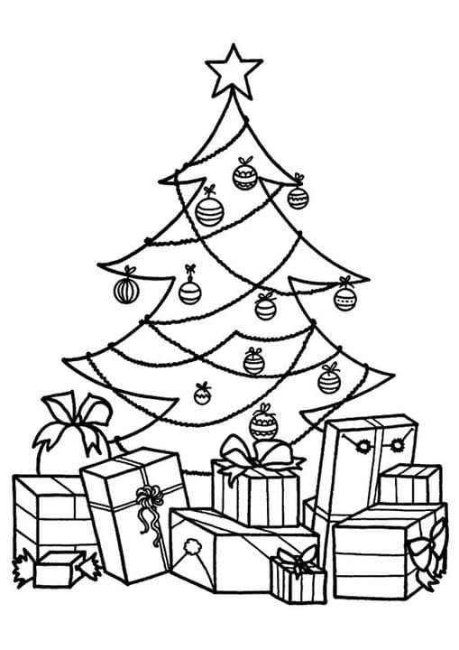 Christmas Gift Filled Tree