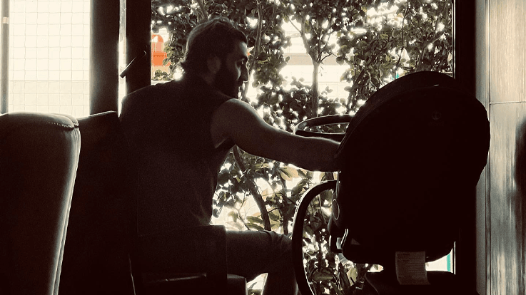 Ranbir kapoor with daughter Raha