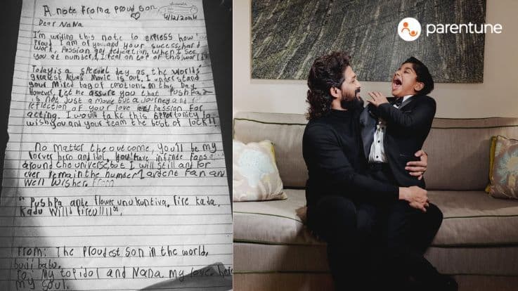 This Note from Allu Arjun’s Son Is the Sweetest Thing You’ll Read Today