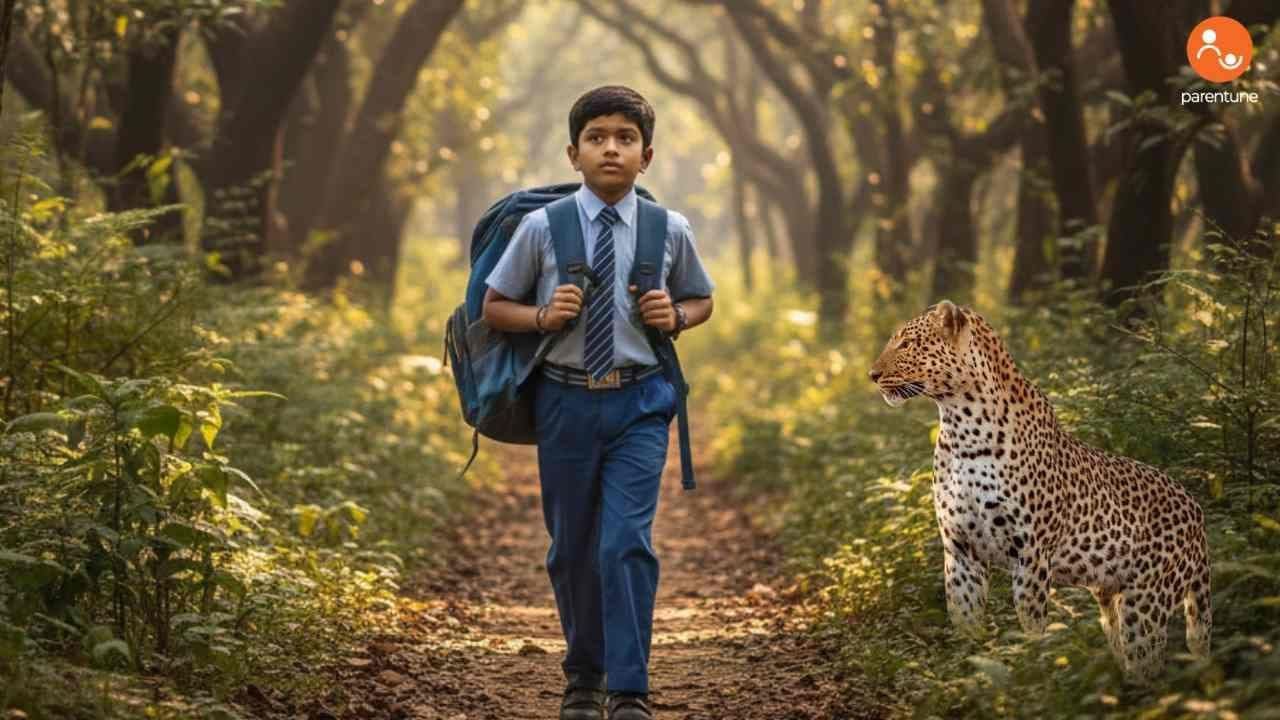 11-Year-Old Boy’s School Bag Saves His Life in Terrifying Leopard Attack!