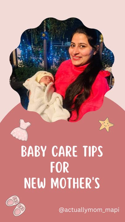 Baby care tips for new mother's
