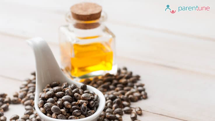 Castor oil for delivery