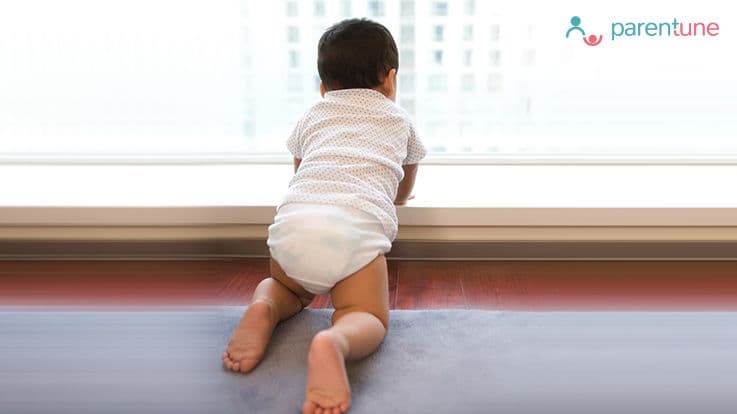 7-9 Months Baby's Communication, Motor-skills Milestones