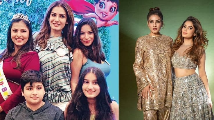 How Raveena Tandon Became A Single Mom At 21: Heartwarming Story Of Rasha Thadani’s Sisters