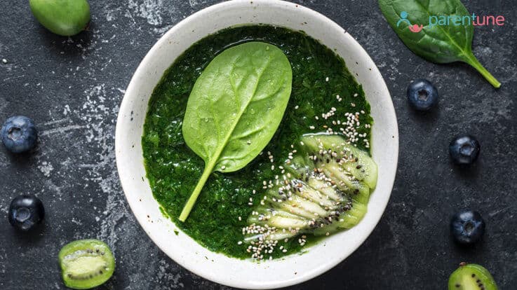 Spinach For Children - Nutritional Value, Health Benefits & Recipes