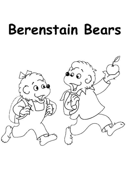 A Berenstain Bears apple