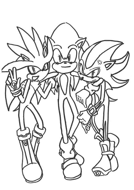 Sonic Printables Coloring Pages