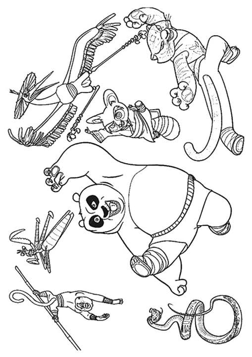 Kung fu Panda & Friends