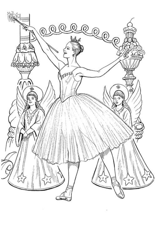 nutcracker ballet coloring pages