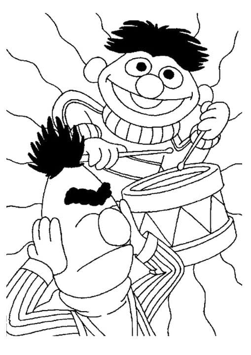 Muppet Playing Drum