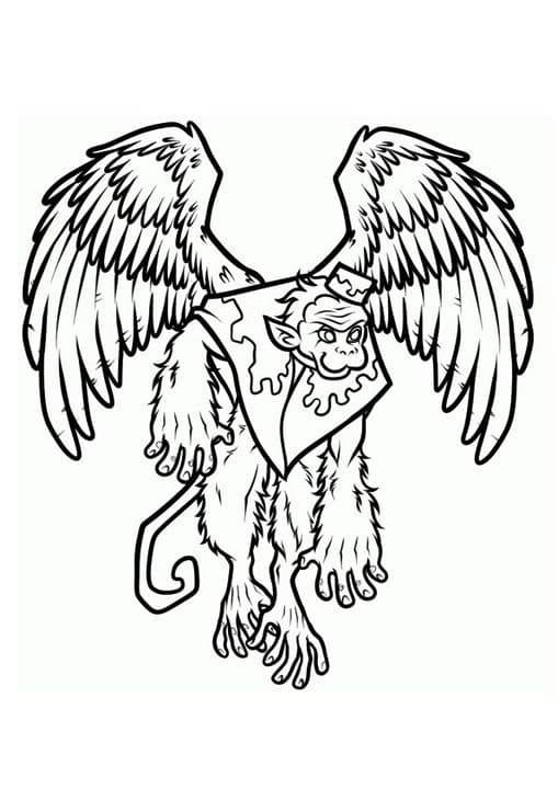 Cute Winged Monkey