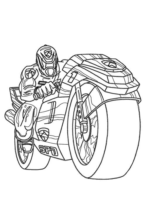 Power Ranger Battle Bike