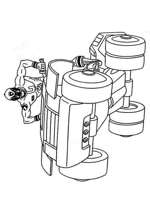 Power Ranger in Truck