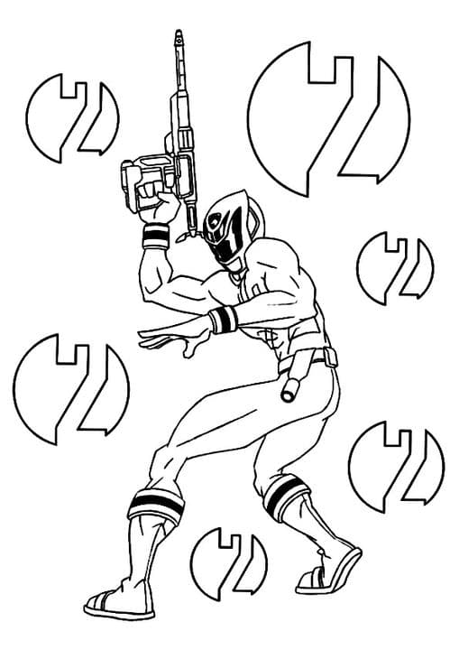 Ninja Avec Son laser